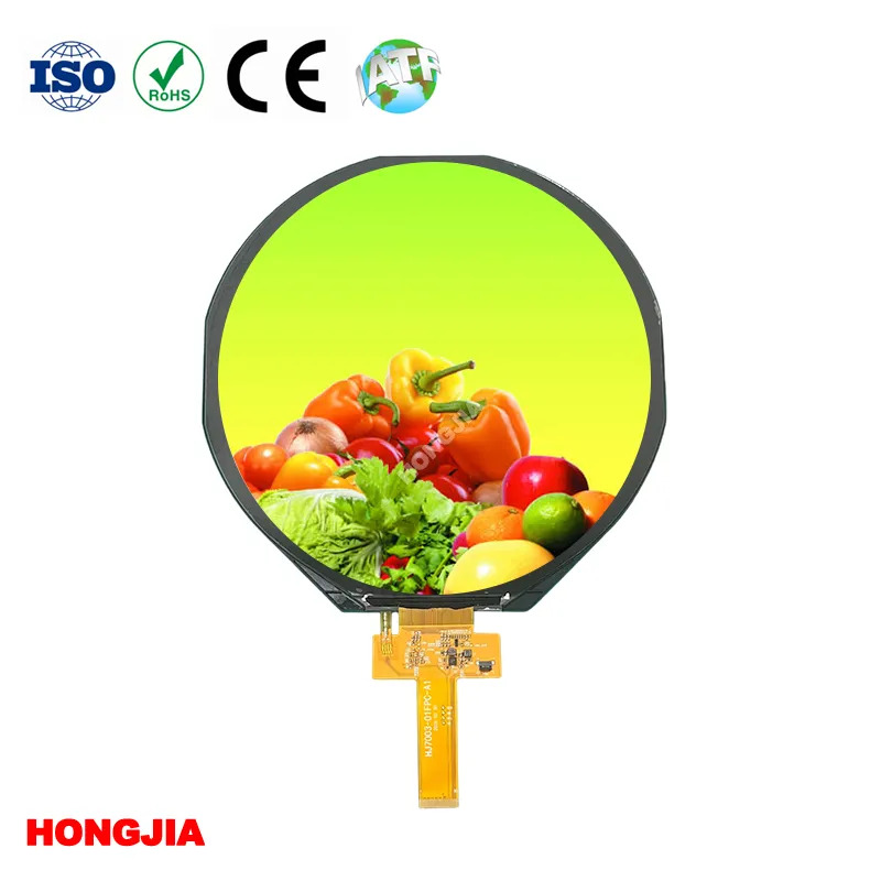 Lo schermo LCD rotondo da 7 pollici (risoluzione 1080x1080, interfaccia MIPI) colma una lacuna nel mercato dei display rotondi di medie dimensioni