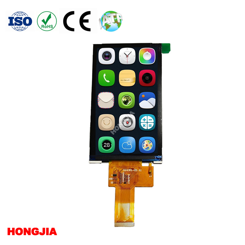 4. 3 pollici 480x800 interfaccia MCU